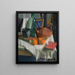 Stillleben Nr. 3 - Georges Valmier — gerahmtes Bild an der Wand