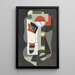 Zeit - Georges Valmier — gerahmtes Bild an der Wand