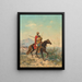 Cavalier arabe avec un enfant - Georges Washington — gerahmtes Bild an der Wand
