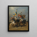 Der Kampf - Georges Washington — gerahmtes Bild an der Wand