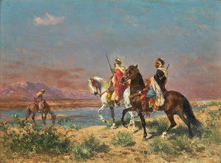 Kavaliere in einer Landschaft - Georges Washington — Ansicht des Kunstwerks
