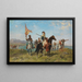 Der Entdeckergruppe - Georges Washington — gerahmtes Bild an der Wand