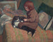 L'Enfant au chat - Georges d'Espagnat — Ansicht des Kunstwerks