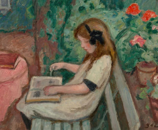 La lecture - Georges d'Espagnat — Ansicht des Kunstwerks
