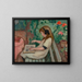 La lecture - Georges d'Espagnat — gerahmtes Bild an der Wand