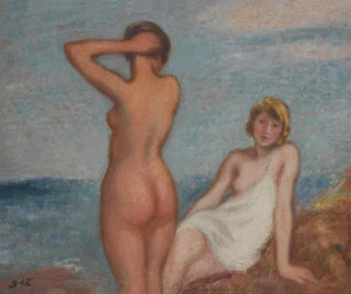 Die Badenden - Georges d'Espagnat — Ansicht des Kunstwerks
