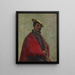 Portrait - Georges d'Espagnat — gerahmtes Bild an der Wand