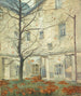 La Cour Lacordaire im Kloster der Karmelitinnen in der Vaugirardstraße - Georges-Émile Carette — Ansicht des Kunstwerks
