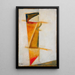 Bau der Farbe - Georgy Stenberg — gerahmtes Bild an der Wand