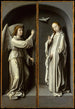 Erzengel Gabriel und die Jungfrau der Verkündigung - Gerard David — Ansicht des Kunstwerks