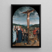 Christus am Kreuz - Gerard David — gerahmtes Bild an der Wand