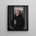 Portrait eines Mönchs - Gerard David — gerahmtes Bild an der Wand