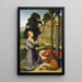 Saint Jérôme dans le désert - Gerard David — gerahmtes Bild an der Wand