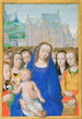 Jungfrau mit Kind mit Heiligen - Gerard David — Ansicht des Kunstwerks