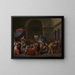 Énée chez la reine Didon - Gerard Hoet — gerahmtes Bild an der Wand