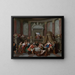 Der Festmahl der Kleopatra - Gerard Hoet — gerahmtes Bild an der Wand