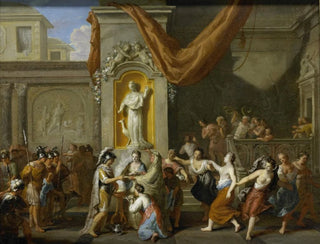 Der Hochzeit von Alexander dem Großen und Roxane von Baktrien - Gerard Hoet — Ansicht des Kunstwerks