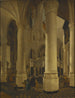 Innenansicht der Nieuwe Kerk in Delft mit dem Grab von Wilhelm I. - Gerard Houckgeest — Ansicht des Kunstwerks