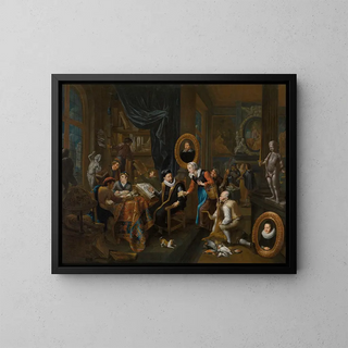 Der Sammler - Gerard Thomas — gerahmtes Bild an der Wand