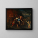Kampf der Zentauren und der Lapithen - Gerard de Lairesse — gerahmtes Bild an der Wand