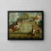 Saint Antoine l'Ermite, allegorische Darstellung der Pflege von Aussätzigen und Unschuldigen - Gerard de Lairesse — gerahmtes Bild an der Wand