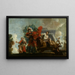Fortitudo bride la folie Repräsentation allégorique der Pflege von Aussätzigen und Geisteskranken - Gerard de Lairesse — gerahmtes Bild an der Wand