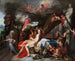 Hermès-Gemälde, das Calypso befiehlt, Odysseus zu befreien - Gerard de Lairesse — Ansicht des Kunstwerks