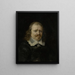 Godard van Reede 1588-1648 Seigneur de Nederhorst Delegierter der Provinz Utrecht auf der Friedenskonferenz von Münster 1646-48 - Gerard ter Borch — gerahmtes Bild an der Wand