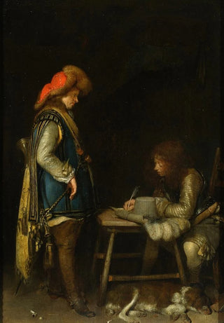Gerard ter Borch - Officer writing a letter.webp