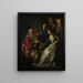 Artemisia - Gerard van Honthorst — gerahmtes Bild an der Wand