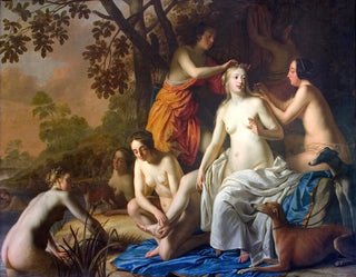 Gerard van Honthorst - Diana with her Nymphs.webp
