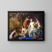 Diane und ihre Nymphen - Gerard van Honthorst — gerahmtes Bild an der Wand