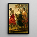 Méléagre und Atalante - Gerard van Honthorst — gerahmtes Bild an der Wand