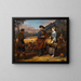 Ruth und Boas - Gerbrand van den Eeckhout — gerahmtes Bild an der Wand