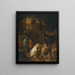 L'Adoration des Mages - Gerbrand van den Eeckhout — gerahmtes Bild an der Wand