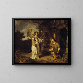 L'Ange et Gédéon - Gerbrand van den Eeckhout — gerahmtes Bild an der Wand