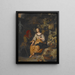 Vertumne und Pomone - Gerbrand van den Eeckhout — gerahmtes Bild an der Wand