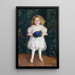 Portrait von Inga Maria Thiel - Gerda Wallander — gerahmtes Bild an der Wand