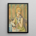 Lili Elbe - Gerda Wegener — gerahmtes Bild an der Wand