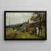 Ferme Vik à Stange - Gerhard Munthe — gerahmtes Bild an der Wand