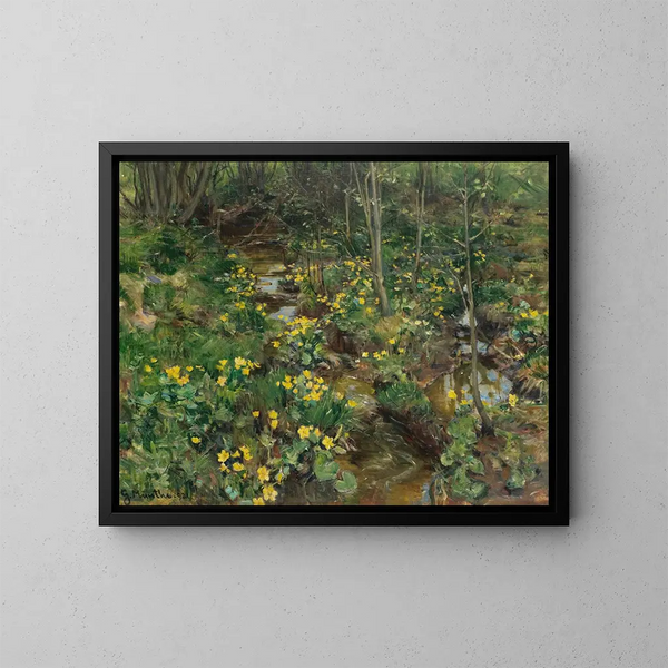Souci norvégien - Gerhard Munthe — gerahmtes Bild an der Wand