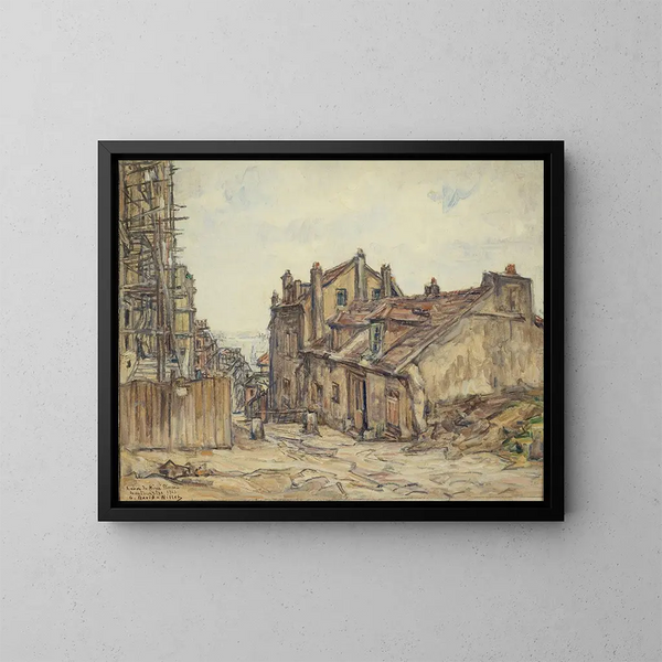 La Maison de Mimi Pinson à Montmartre - Germain David-Nillet — gerahmtes Bild an der Wand