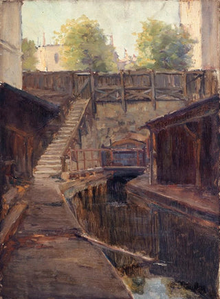 Germain Eugne Bonneton - Bras gauche de la Bivre boulevard Arago.webp