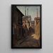 Eingang des Durchgangs Moret, Rue des Cordelières - Germain Eugène Bonneton — gerahmtes Bild an der Wand