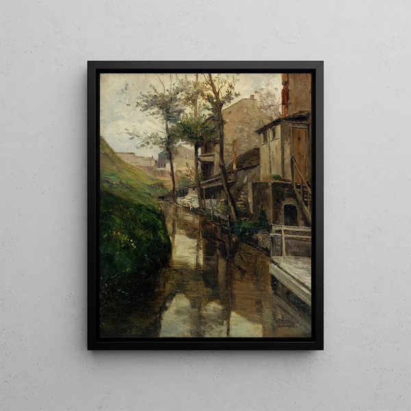 Germain Eugne Bonneton - La Bivre rue Vulpian.webp
