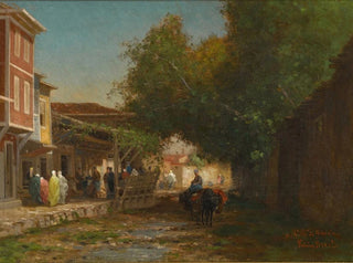 Eine türkische Straße - Germain Fabius Brest — Ansicht des Kunstwerks