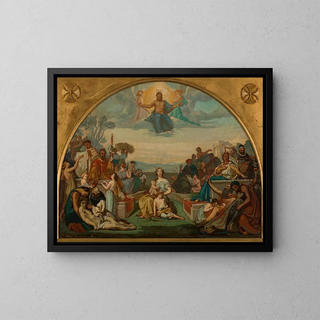 Die Religion der Seligpreisungen - Deutsch Auguste von Bohn — gerahmtes Bild an der Wand