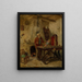 Malerei der Madonna - Gerolamo Induno — gerahmtes Bild an der Wand