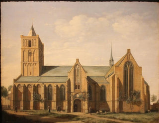 L'église de Noordwijk - Gerrit Adriaensz Berckheyde — Ansicht des Kunstwerks
