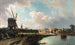 Ansicht von Den Haag vom Delftse Vaart im 17. Jahrhundert - Gerrit Adriaensz Berckheyde — Ansicht des Kunstwerks
